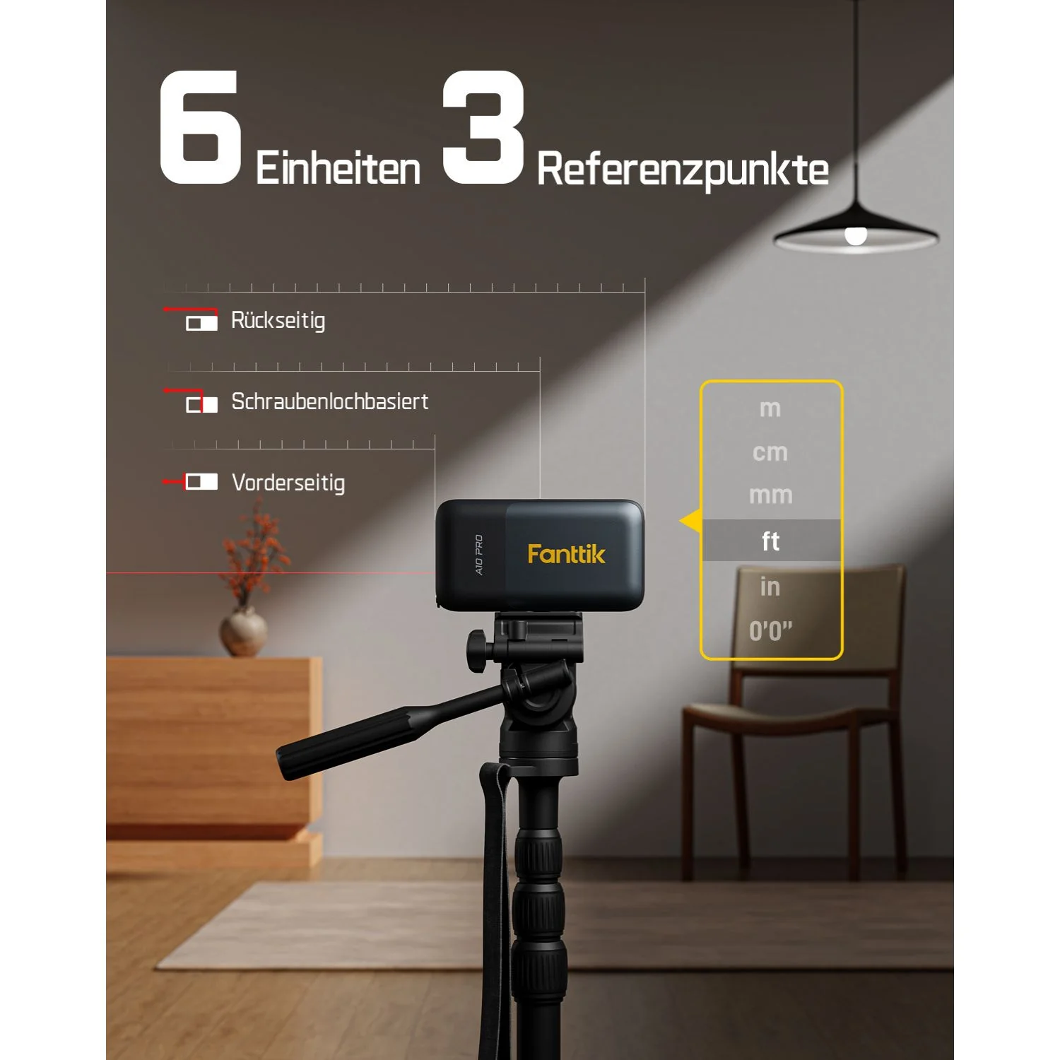 Fanttik A10 Pro Digitales Laser Entfernungsmesser - Image 4