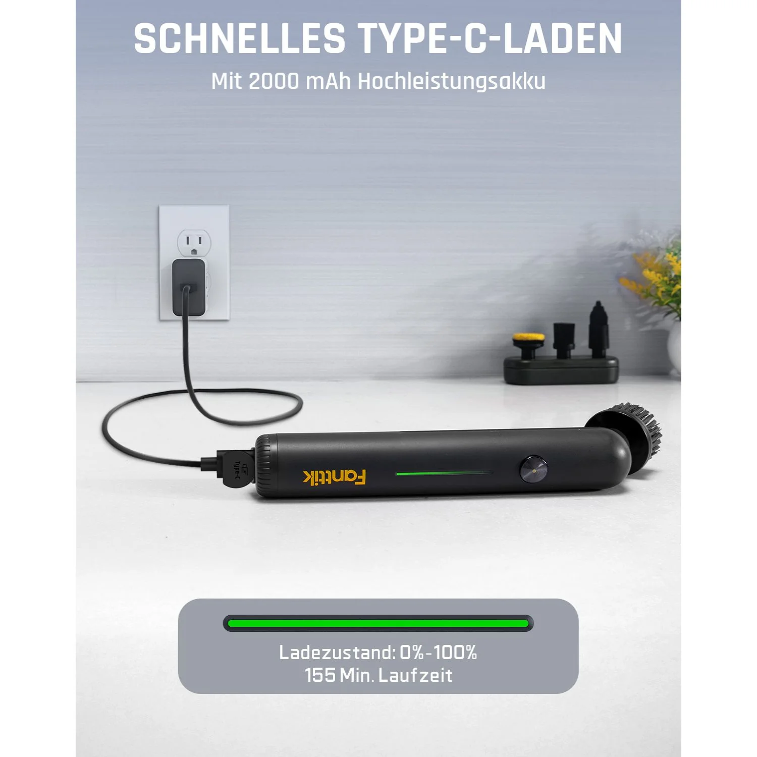 Fanttik G9 Nano Elektrischer Spin Scrubber - Image 5