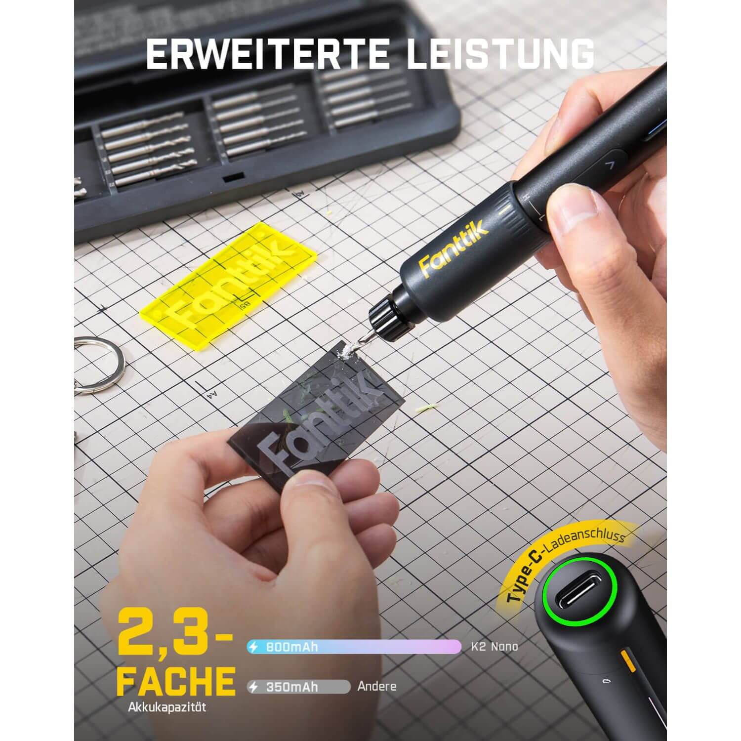 Fanttik K2 Nano 3.7V Mini Bohrschrauber - Image 5