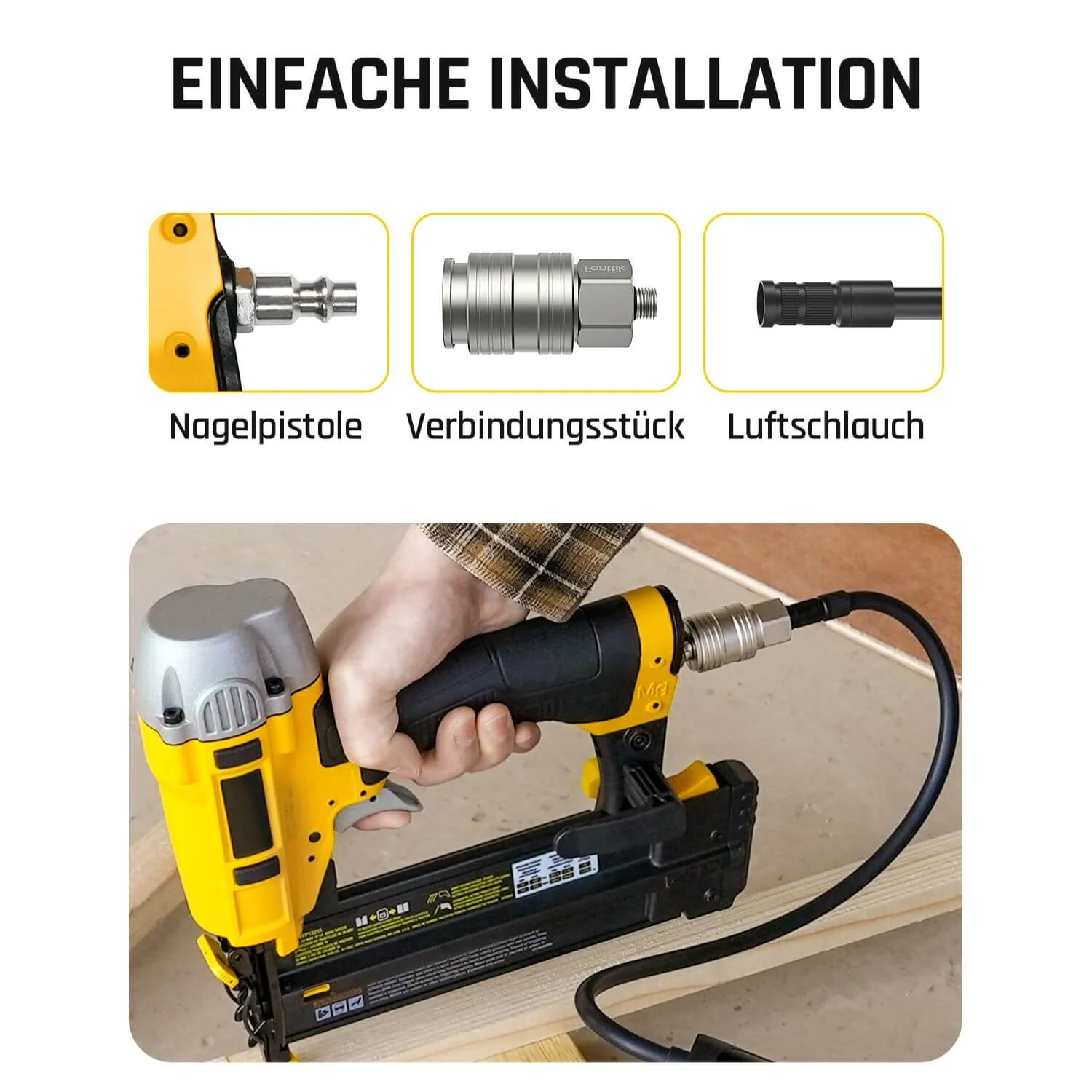 Fanttik S08 Industrielle Luftkupplung mit Innengewinde(X8 Apex Luftpumpe) - Image 5