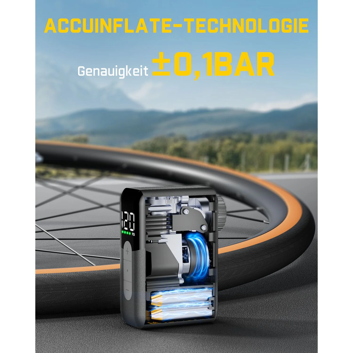 Fanttik X10 Ace Mini Fahrradpumpe - Image 5