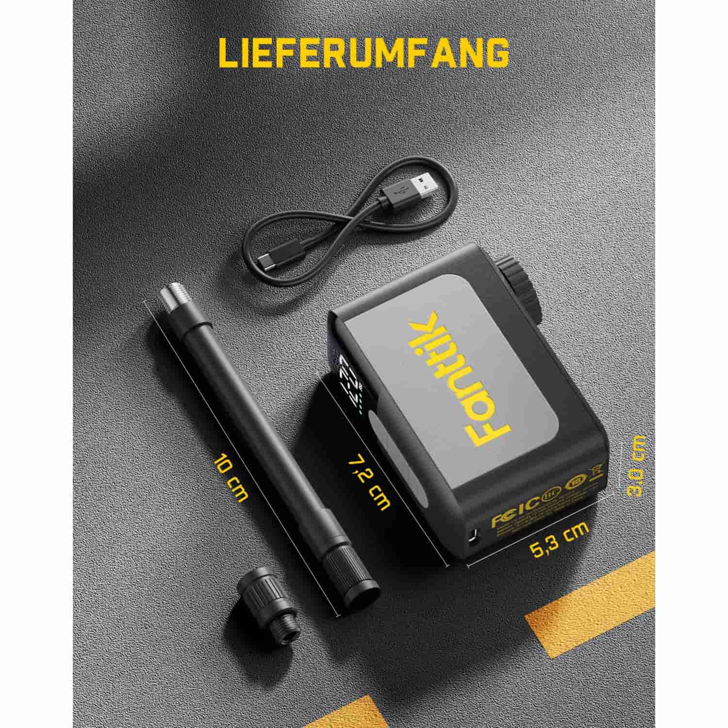 Fanttik X10 Ace Mini Fahrradpumpe - Image 9
