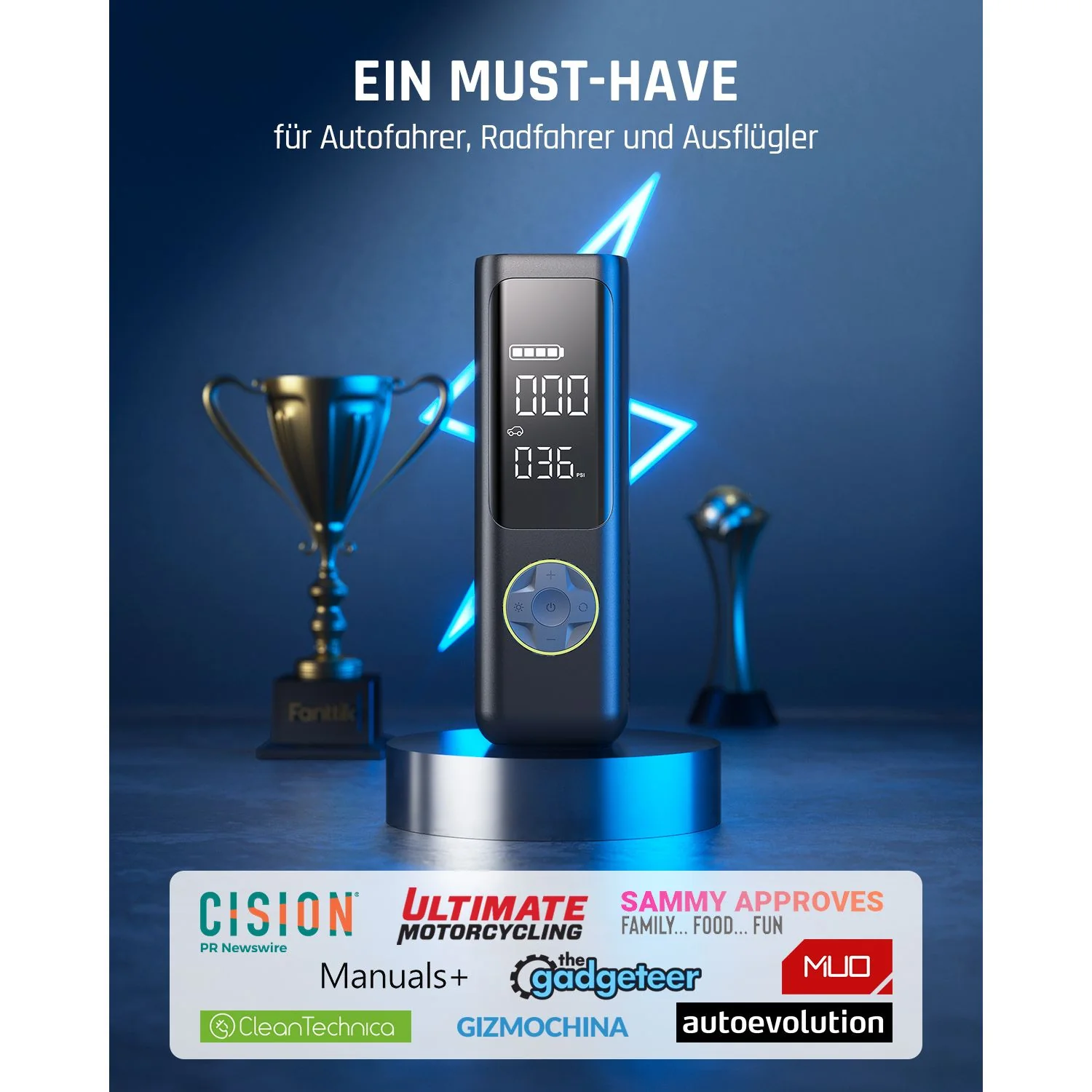 Fanttik X8 APEX Elektrische Luftpumpe - Image 8