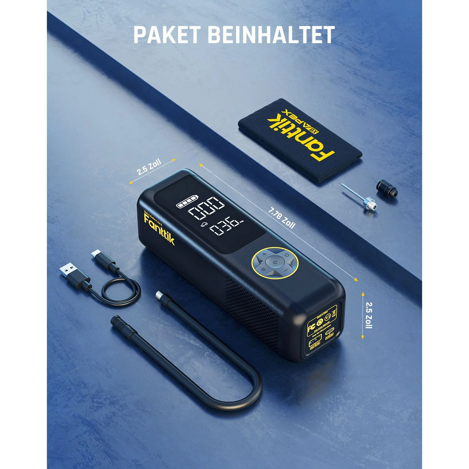 Fanttik X8 APEX Elektrische Luftpumpe - Image 9