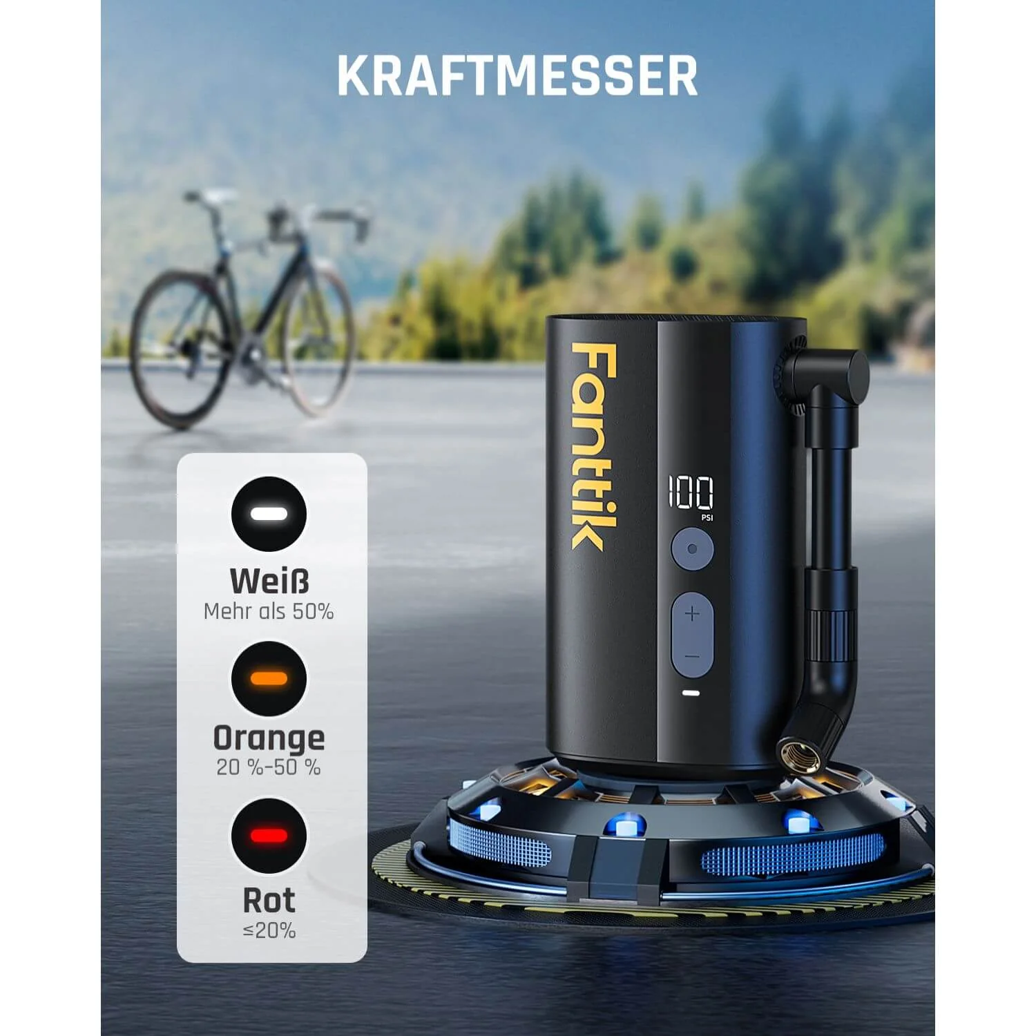 Fanttik X9 ACE Fahrradpumpe - Image 8