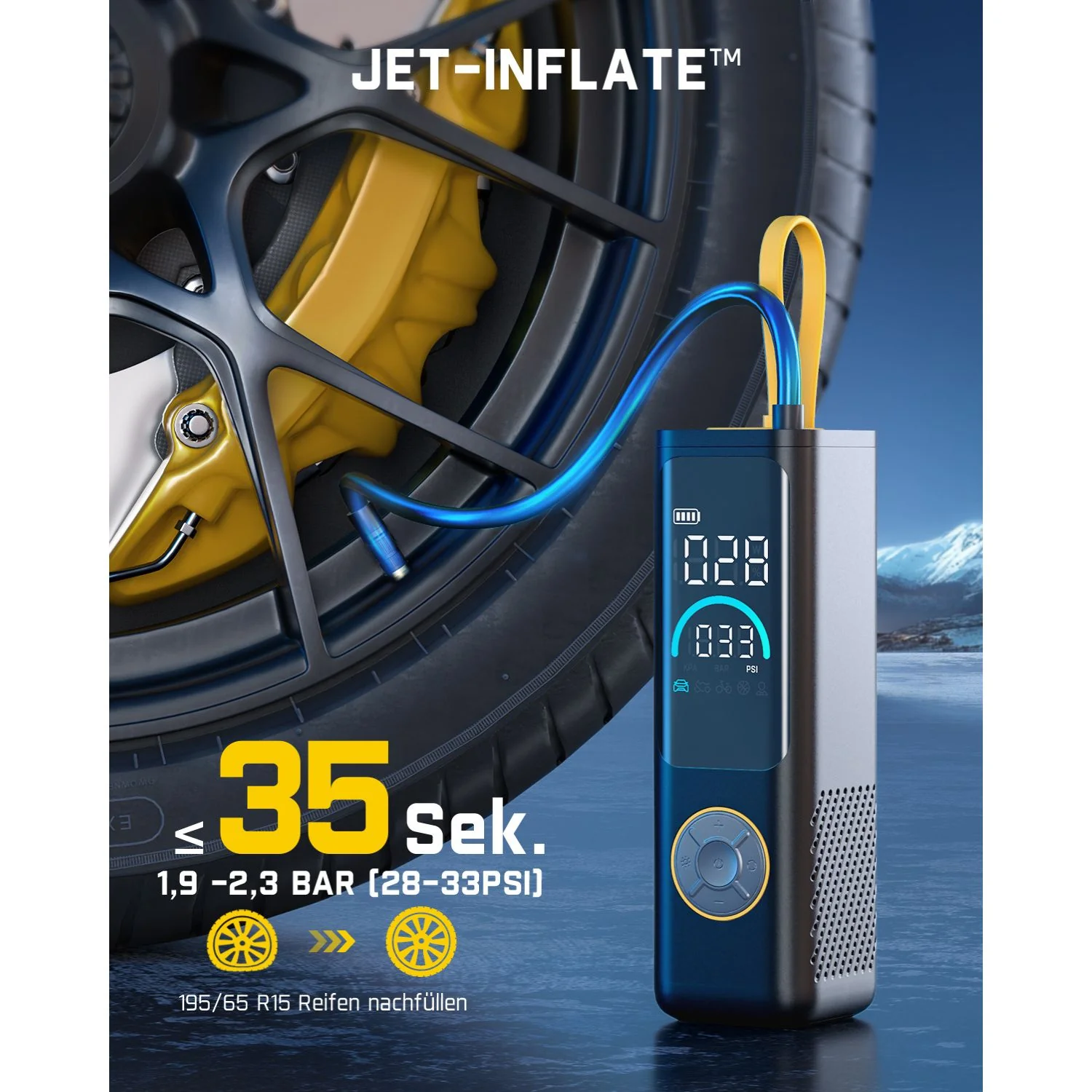 Fanttik X9 APEX Reifenluftpumpe - Image 3