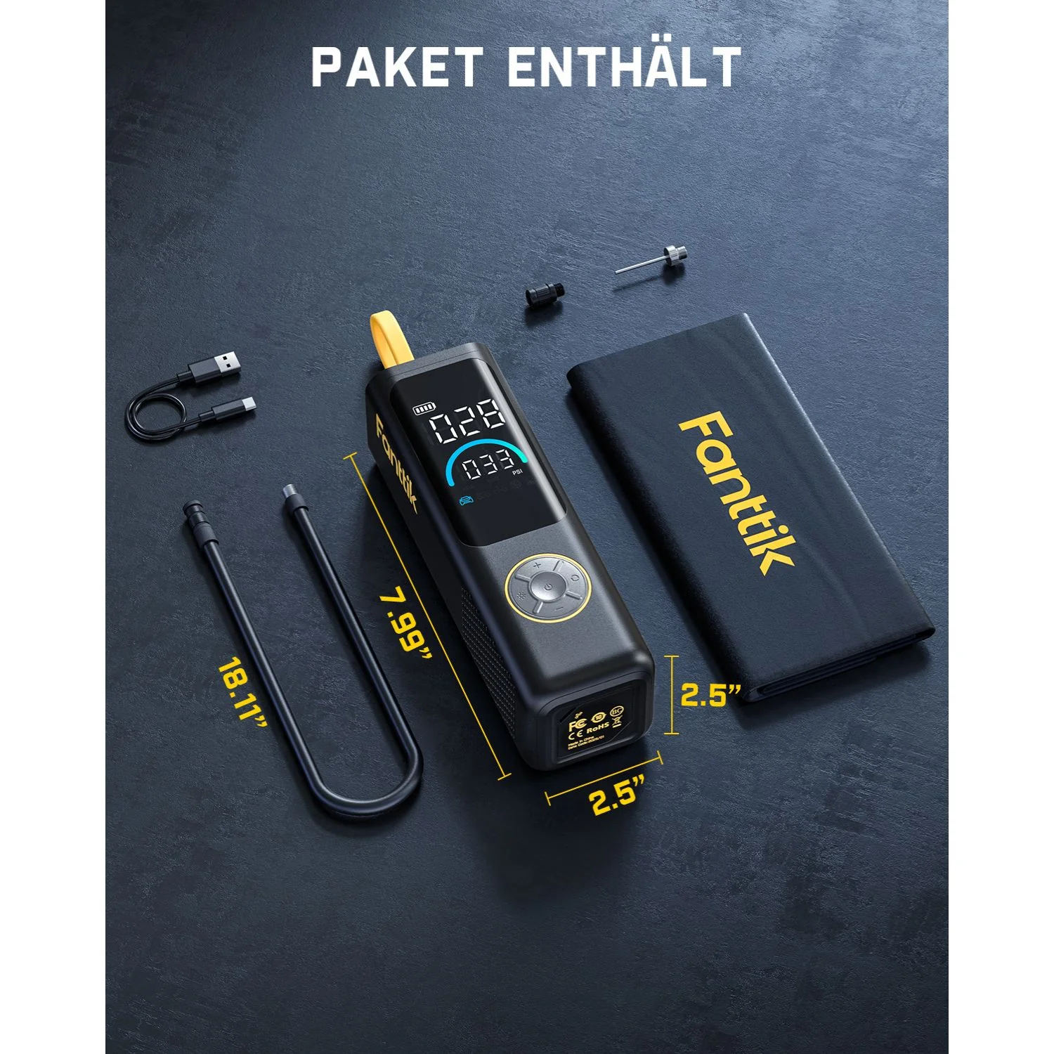 Fanttik X9 APEX Reifenluftpumpe - Image 9
